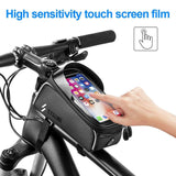 Untoom Rainproof Waterproof Mountain Bike Bag Bicycle Front Frame Top Tube Bag MTB 6.0 inch Touch Screen Mobile Phone Bike Case - Techngeek