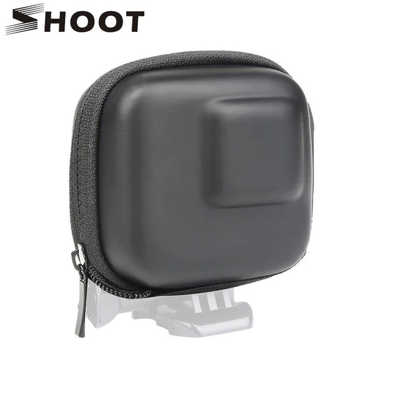 SHOOT for GoPro Hero 8 7 6 5 Black Mini EVA Protective Storage Case Bag Box Mount for Go Pro Hero 8 7 5 Black Silver Accessories - Techngeek