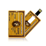 Real Capacity Credit American express cards style USB flash drive memory stick Pen drive