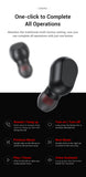 Bluetooth 5.0 Wireless Bluetooth Headphones Earphones With Microphone Mini Cordless Earbuds for Smart Phone