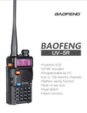 Powerful Baofeng UV-5R 8W Walkie Talkie VHF UHF Transceiver UV 5R Amateur Ham CB Radio Station 8Watts 10km Hunting Transmitter