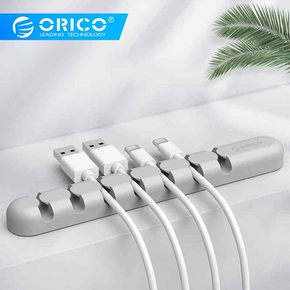 CBS Cable Winder Earphone Cable Organizer Wire Storage Silicon Charger Cable Holder Clips for MP3 ,MP4 ,Mouse,Earphone