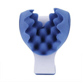 Neck Support Tension Reliever Neck Shoulder Relaxer Blue Sponge Releases Muscle Tension Relieves Tightness Soreness Therapeutic - Techngeek