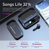 BE36 Stereo Wireless Earphones Bluetooth 5.0 HIFI Sound Noise Cancelling Mini In Ear Headset With Charging Box Dual Microphone - Techngeek