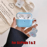 AirPods Case Cute Cartoon Bear Earphone Cases For AirPods 2 ins Style Cat Dog Flower Pendant Soft Silicone Protect Cover - Techngeek