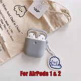 AirPods Case Cute Cartoon Bear Earphone Cases For AirPods 2 ins Style Cat Dog Flower Pendant Soft Silicone Protect Cover - Techngeek