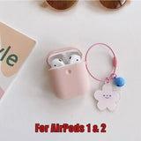 AirPods Case Cute Cartoon Bear Earphone Cases For AirPods 2 ins Style Cat Dog Flower Pendant Soft Silicone Protect Cover - Techngeek