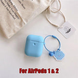 AirPods Case Cute Cartoon Bear Earphone Cases For AirPods 2 ins Style Cat Dog Flower Pendant Soft Silicone Protect Cover - Techngeek