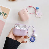 AirPods Case Cute Cartoon Bear Earphone Cases For AirPods 2 ins Style Cat Dog Flower Pendant Soft Silicone Protect Cover - Techngeek