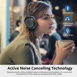 BT25Pro Active Noise Canceling Headphones Wireless Bluetooth