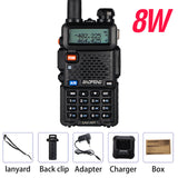 Powerful Baofeng UV-5R 8W Walkie Talkie VHF UHF Transceiver UV 5R Amateur Ham CB Radio Station 8Watts 10km Hunting Transmitter