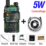 Powerful Baofeng UV-5R 8W Walkie Talkie VHF UHF Transceiver UV 5R Amateur Ham CB Radio Station 8Watts 10km Hunting Transmitter