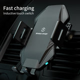 Wireless Car Charger Holder 10W Fast Charging for Smart Phone