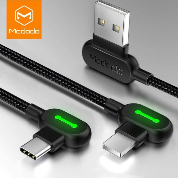Mcdodo USB Cable Fast Charging Mobile Phone Charger USB C & IOS - Techngeek