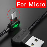 USB Cable Fast Charging Mobile Phone Charger USB C & IOS