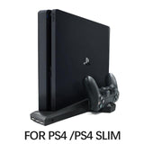 3 in 1 Vertical Stand For PS4/PS4 Slim/PS4 PRO With Dual Controller Charger Station - Techngeek