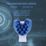 Neck Support Tension Reliever Neck Shoulder Relaxer Blue Sponge Releases Muscle Tension Relieves Tightness Soreness Therapeutic - Techngeek