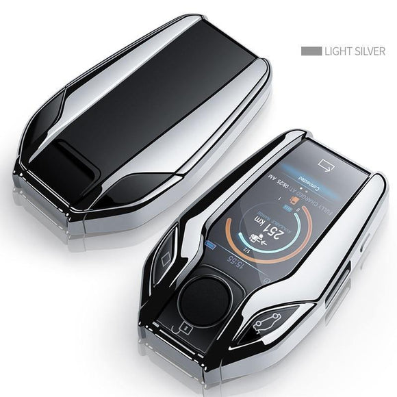 TPU Car Full Cover Key Case LED Display for BMW 5 7 series G11 G12 G30 G31 G32 i8 I12 I15 G01 X3 G02 X4 G05 X5 G07 X7 - Techngeek