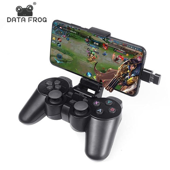 Data Frog Android Wireless Gamepad For Android Phone/PC/PS/TV Box Joystick 2.4G - Techngeek