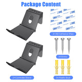 Oivo 2 Pack Wall Mount Game Controller Stand Holder for PS4 Controller Headphone Holder Universal Foldable Design Gamepad Holder