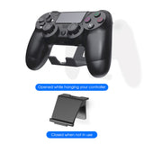 Oivo 2 Pack Wall Mount Game Controller Stand Holder for PS4 Controller Headphone Holder Universal Foldable Design Gamepad Holder