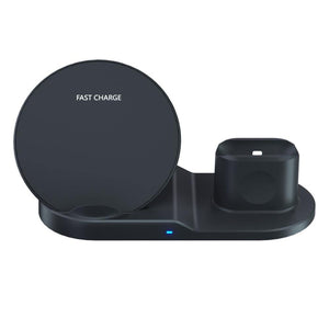 3 in 1 10W Fast Wireless Charger Dock Station Fast Charging For iPhone Apple Watch AirPods Android - Techngeek