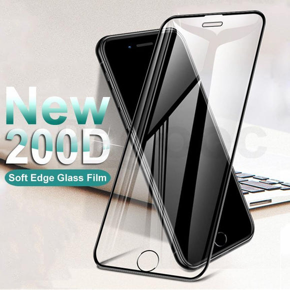 200D Curved Edge Protective Tempered Glass for Iphone - Techngeek