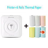 Portable Thermal Bluetooth Printer Mini Photo Pictures Printer For Mobile Android iOS Phone 58mm Pocket Machine