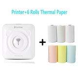 Portable Thermal Bluetooth Printer Mini Photo Pictures Printer For Mobile Android iOS Phone 58mm Pocket Machine