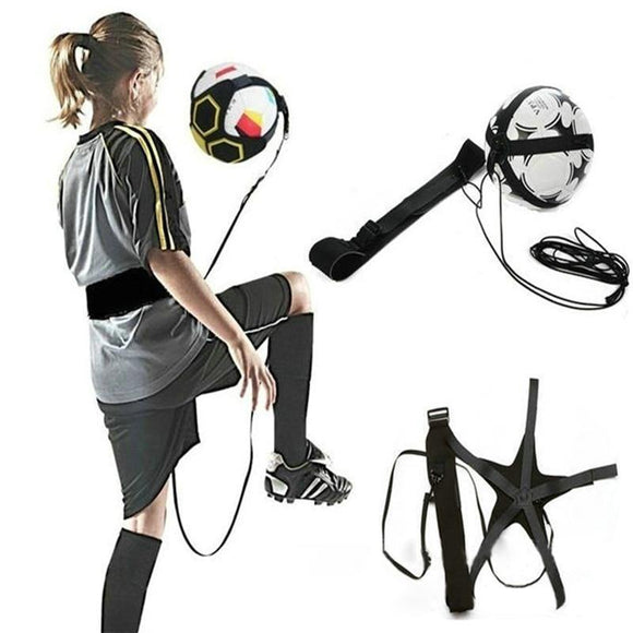 Football Training Device Soccer Ball Secondary School Students Tool Practice Goal Trainer Equipment Skills Improvement Strap - Techngeek