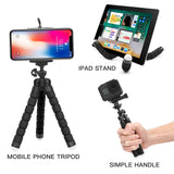 Mini Flexible Sponge Octopus Tripod for iPhone Samsung Xiaomi Huawei Mobile Phone Smartphone Tripod for Gopro 8 7 5 Camera