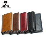 Unisex Smart Wallet Business Card Holder  RFID Wallet