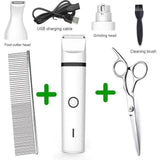 Rechargeable Nails Dog Cat Care Grooming USB Electric Pet Dog Nail Grinder Trimmer Clipper Pets Paws Nail Cutter - Techngeek