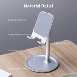 Universal Tablet Phone Holder Desk For iPhone Android Desktop Tablet Stand Table Holder Mobile Phone Stand Mount - Techngeek