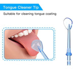 Oral Irrigator USB Rechargeable Portable Dental Water Floss 5 Modes 300ml Irrigator Dental Teeth Cleaner + 5 Jet Tip & Bag - Techngeek