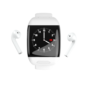 Smart Watch with Wireless Bluetooth Earphone Message Reminder Music Control IOS Android - Techngeek