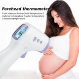 LCD Infrared Forehead Thermometer Celsius And Fahrenheit (Without Battery) Non-Contact Infrared Thermometer High Precision - Techngeek