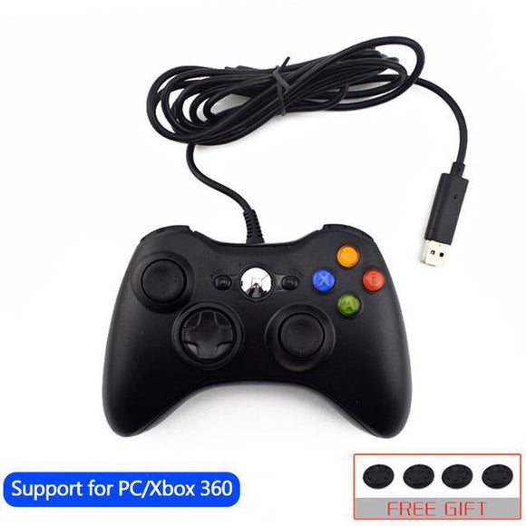 USB Wired Gamepad for Xbox 360 /Slim Controller for Windows 7/8/10 Microsoft PC Controller Support for Steam Game - Techngeek