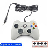 USB Wired Gamepad for Xbox 360 /Slim Controller for Windows 7/8/10 Microsoft PC Controller Support for Steam Game - Techngeek