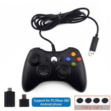 USB Wired Gamepad for Xbox 360 /Slim Controller for Windows 7/8/10 Microsoft PC Controller Support for Steam Game - Techngeek