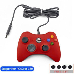 USB Wired Gamepad for Xbox 360 /Slim Controller for Windows 7/8/10 Microsoft PC Controller Support for Steam Game - Techngeek