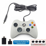 USB Wired Gamepad for Xbox 360 /Slim Controller for Windows 7/8/10 Microsoft PC Controller Support for Steam Game - Techngeek