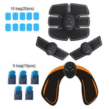 Ems trainer muscle stimulator abs Fitness equipment Lazy fitness for abdomen Arm Hip ems gear pad full set - Techngeek