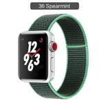 Band For Apple Watch Series 3/2/1 38MM 42MM Nylon Soft Breathable Replacement Strap Sport Loop for iwatch series 4 5 40MM 44MM - Techngeek