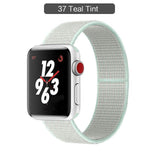 Band For Apple Watch Series 3/2/1 38MM 42MM Nylon Soft Breathable Replacement Strap Sport Loop for iwatch series 4 5 40MM 44MM - Techngeek