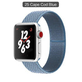 Band For Apple Watch Series 3/2/1 38MM 42MM Nylon Soft Breathable Replacement Strap Sport Loop for iwatch series 4 5 40MM 44MM - Techngeek