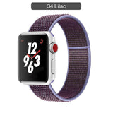 Band For Apple Watch Series 3/2/1 38MM 42MM Nylon Soft Breathable Replacement Strap Sport Loop for iwatch series 4 5 40MM 44MM - Techngeek