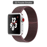 Band For Apple Watch Series 3/2/1 38MM 42MM Nylon Soft Breathable Replacement Strap Sport Loop for iwatch series 4 5 40MM 44MM - Techngeek