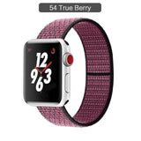 Band For Apple Watch Series 3/2/1 38MM 42MM Nylon Soft Breathable Replacement Strap Sport Loop for iwatch series 4 5 40MM 44MM - Techngeek