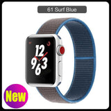 Band For Apple Watch Series 3/2/1 38MM 42MM Nylon Soft Breathable Replacement Strap Sport Loop for iwatch series 4 5 40MM 44MM - Techngeek